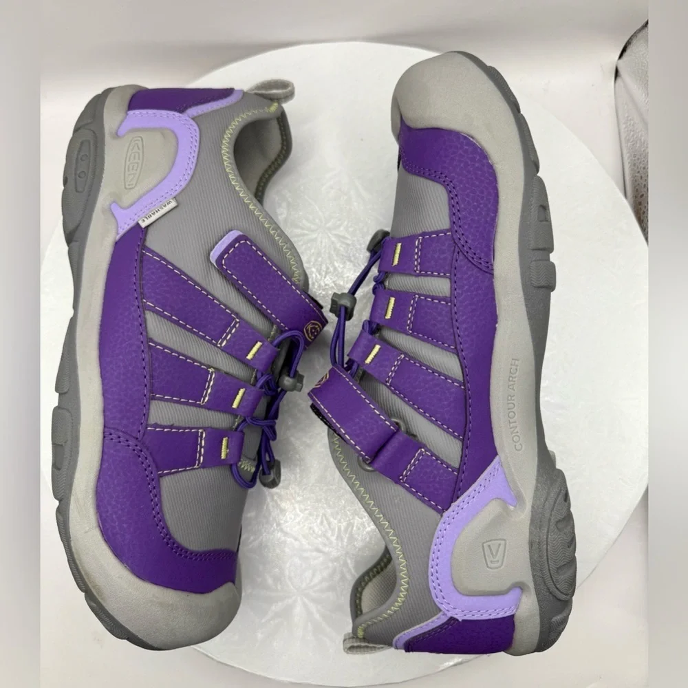 EUC Like New KEEN Knotch Hollow Women’s Size 7 Washable Purple Gray Hiking Shoes